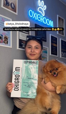 Выпускники курса груминга в студии ОксиГрум